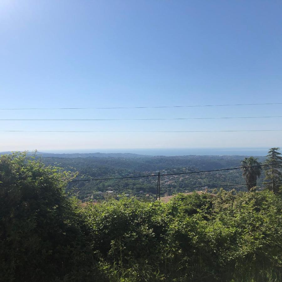 "Aux Balcons Du Riou" Avec Vue Mer 180 Degres Vence Bagian luar foto
