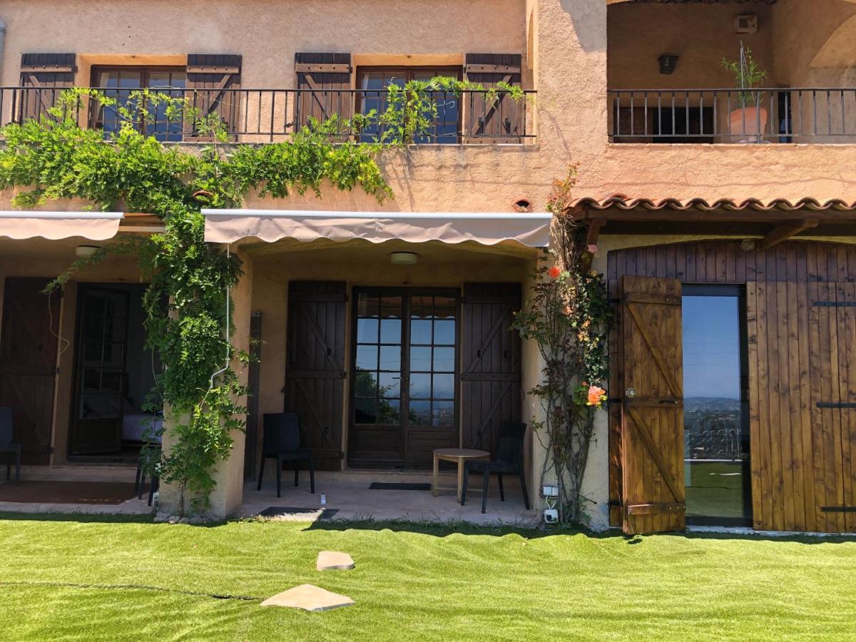 "Aux Balcons Du Riou" Avec Vue Mer 180 Degres Vence Bagian luar foto