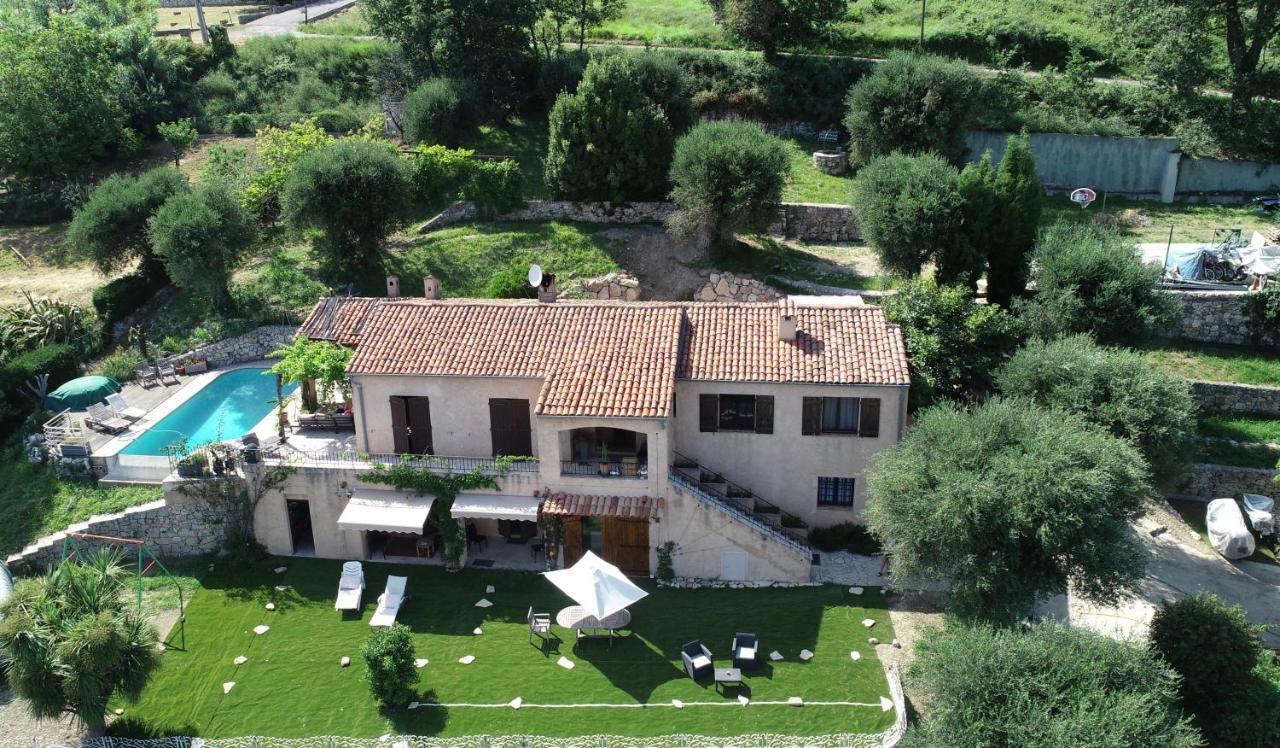 "Aux Balcons Du Riou" Avec Vue Mer 180 Degres Vence Bagian luar foto